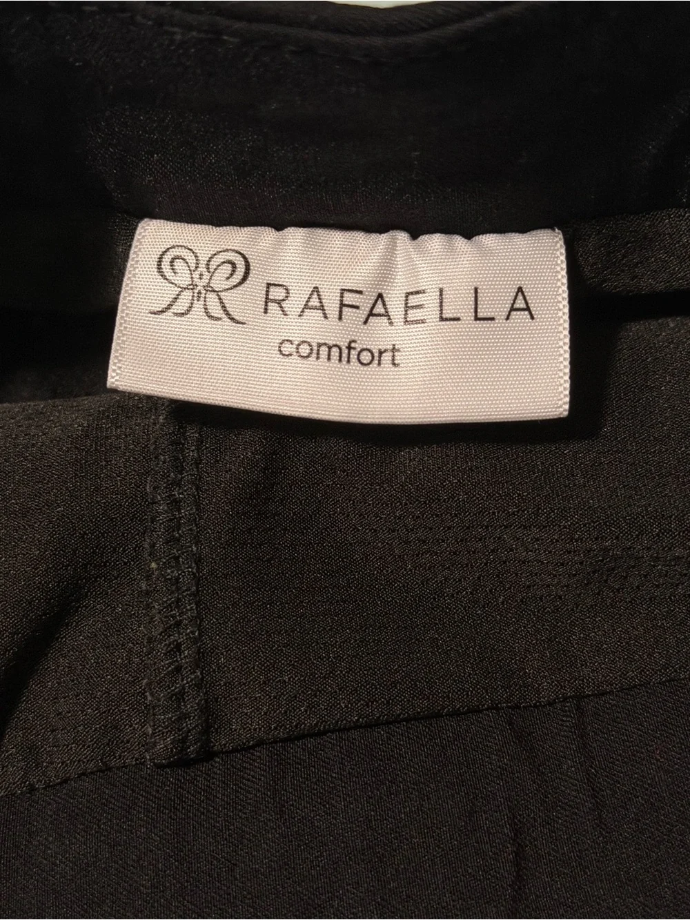Rafaella Black Skort with Button Accents - M